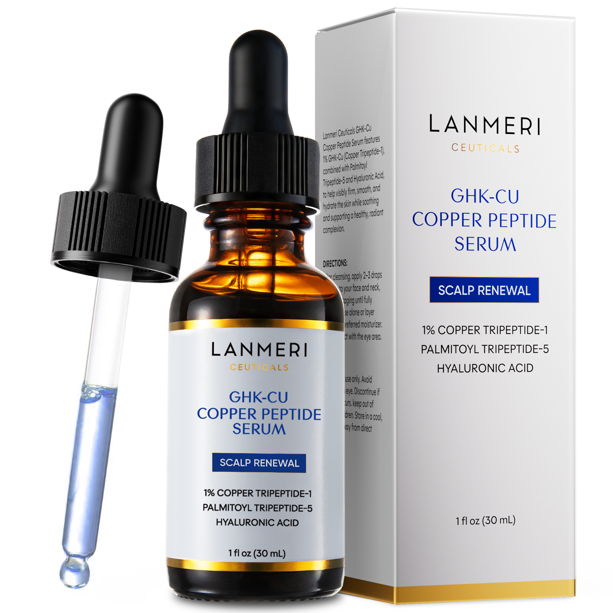 ghk-cu copper peptide serum price Asterwood Peptides for Face - with and Hyaluronic Acid - Anti-Aging Facial Serum GHK-Cu Copper Peptide Serum 1%
